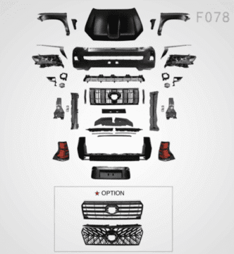 prado toyota body kit
